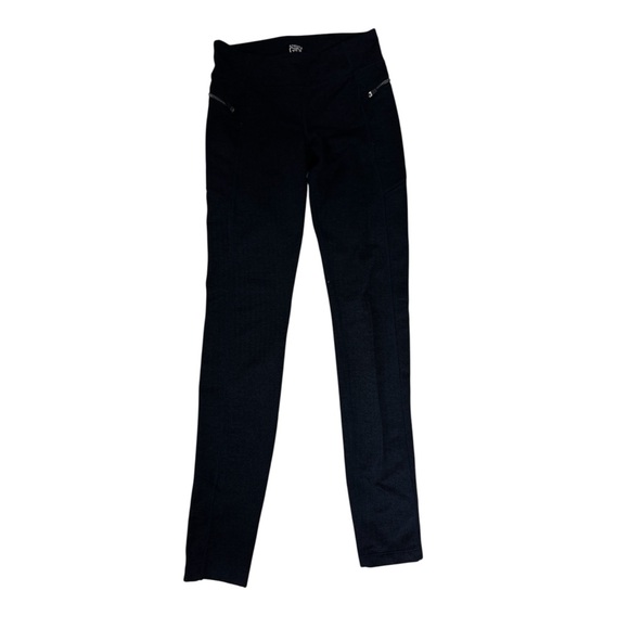 Athleta Other - Athleta girls herringbone Leggings with Side Zip Details